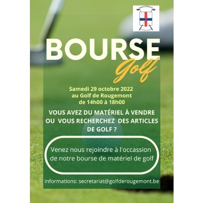 Bourse au matériel de golf