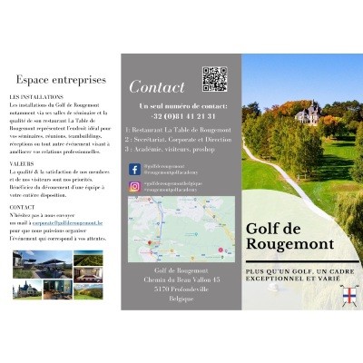 Découvrez le folder du Golf de Rougemont