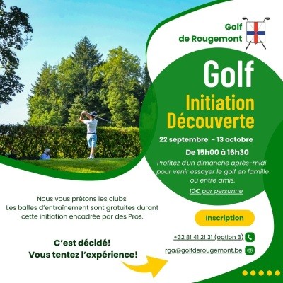 Golf Initiation Découverte 2024