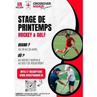 Stage de printemps: Hockey & Golf